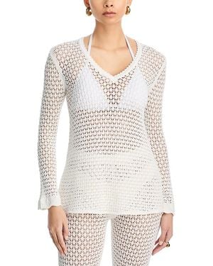 Aqua Tunic Swim Cover-Up - White