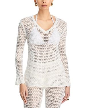 Aqua Tunic Swim Cover-Up - White