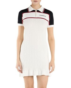 CASABLANCA Tennis Polo Mini Dress - White
