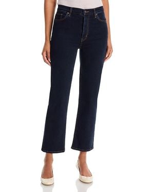FRAME Le Sleek Straight High Rise Ankle Jeans - Blue