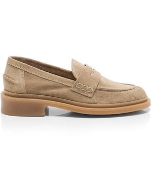 Free People Lana Penny Loafers - Natural