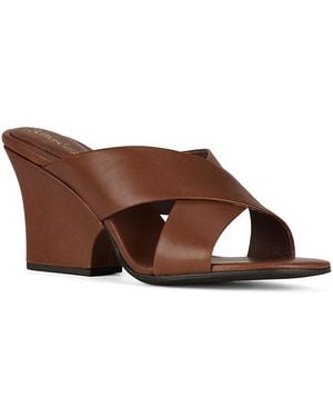 Jeffrey Campbell Crisscross Sandals - Brown