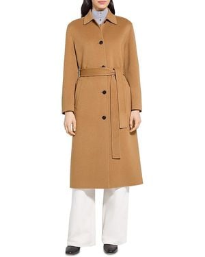 Theory Belted Coat - Natural