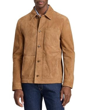 Ted Baker Wally Leather Jacket - Blue
