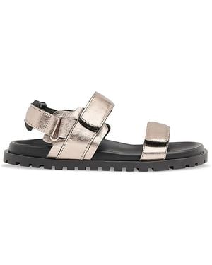 Whistles Ria Sporty Velcro Sandals - White