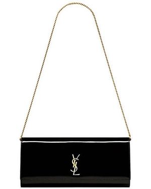 Saint Laurent Kate Clutch - White