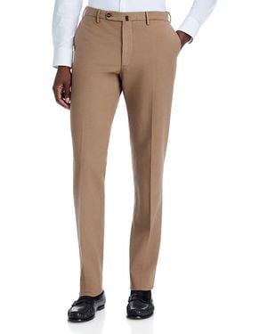Slowear Incotex Doeskin Regular Fit Garment Dyed Stretch Cotton Pants - Natural