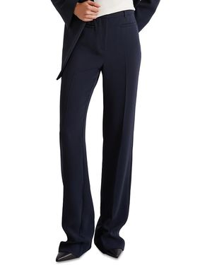 Marella Pressed Flare Pants - Blue