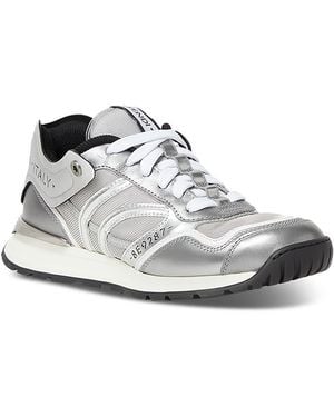 Fendi Metallic Sneakers - White