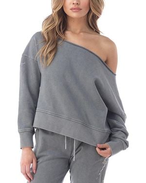 Heven Kirill Off Shoulder Sweater - Gray
