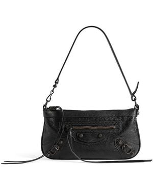 Balenciaga Le City Pouch On Strap - Black