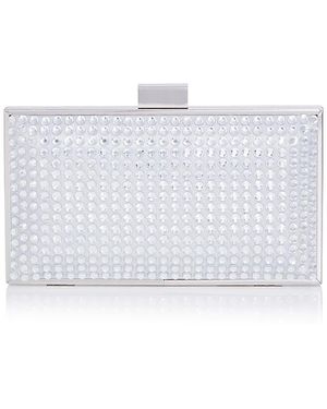 Aqua Crystal Minaudiere - White