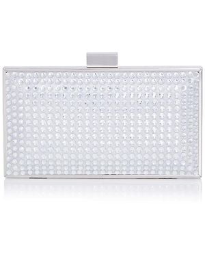Aqua Crystal Minaudiere - White