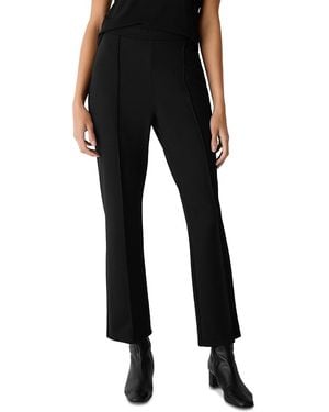 Eileen Fisher High Rise Ankle Kick Flare Pants - Black