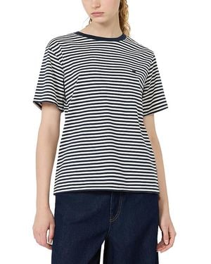 Weekend by Maxmara Wkdvenaco Striped Tee - Blue
