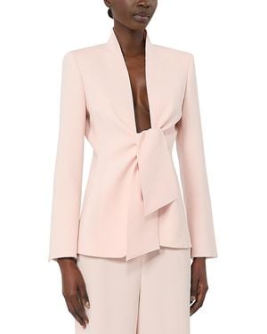 Max Mara Mxmpalo Tie Front Jacket - Pink