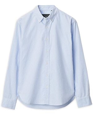 Rag & Bone Classic Oxford Shirt - Blue