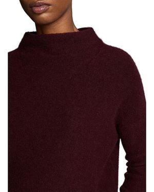 Vince Boiled Cashmere Funnel Neck Sweater - Red