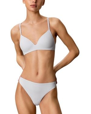 Calvin Klein Wire Free T Shirt Bra - White