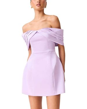 Elliatt Hope Tulip Mini Dress - Purple