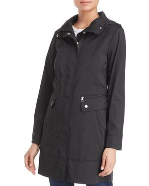 Cole Haan Travel Packable Rain Jacket - Black