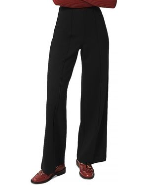 Hobbs Petites Prim Pull On Wide Leg Pants - Black