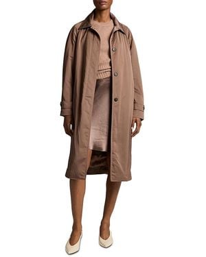 Vince Technical Car Coat - Brown
