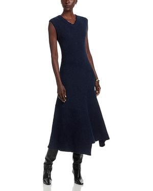 BOSS Forsizia Ribbed Dress - Blue