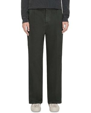 AllSaints Aston Cotton Straight Fit Chinos - Black