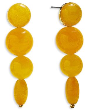 BaubleBar Fatima Citrine Drop Earrings, 1.8L - Yellow