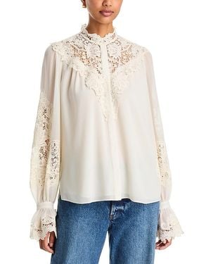 Kobi Halperin West Embroidered Blouse - White