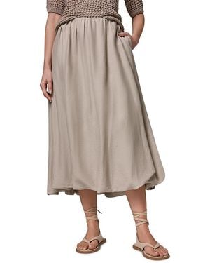 Donna Karan Weekend Donna Karan Packable Midi Bubble Skirt - Natural