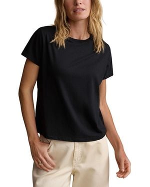 Jenni Kayne Clean Classic Cotton Short Sleeve Tee - Black
