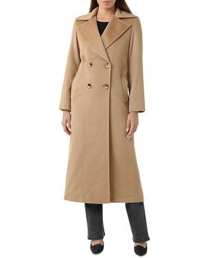 Sofiacashmere Camelhair Trench Coat - Natural