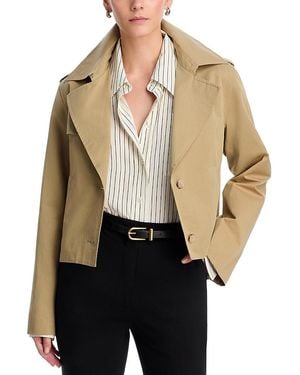 FRAME Short Trench Jacket - Natural
