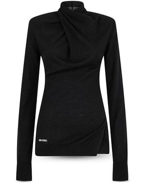 The Attico Wool Sweater - Black