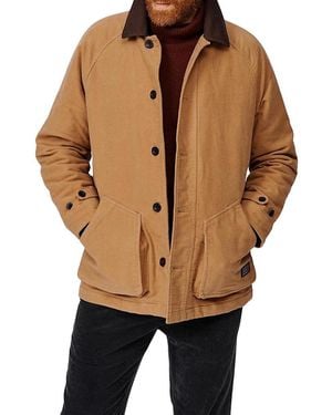 aubi Bennett Moleskin Jacket - Brown