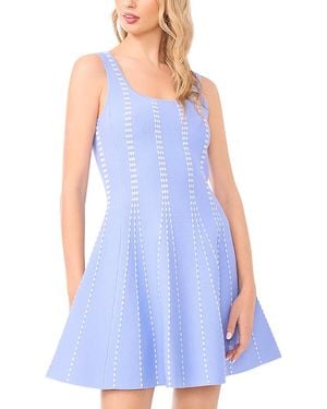 Ted Baker Bella Sleeveless Square Neck Mini Dress - Blue