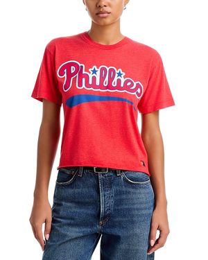 Aviator Nation Philadelphia Phillies 2026 Graphic Boyfriend Tee - Red