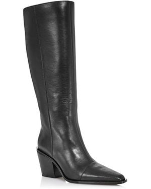 Rag & Bone Newbury Leather Knee High Boots - Black