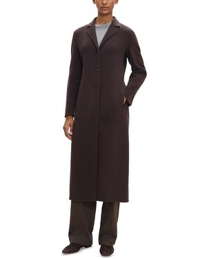 Theory Collared Elongated Blazer Coat - Brown