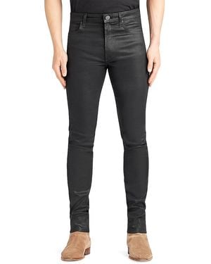 Monfrere Greyson Coated Skinny Fit Jeans - Black