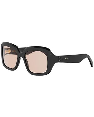 Celine Geometric Sunglasses, 56Mm - Brown