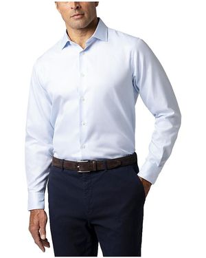 Robert Talbott Reynolds Double Twill Contemporary Fit Shirt - Blue