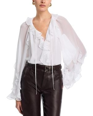 Kobi Halperin Katya Ruffled Blouse - White