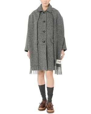 Weekend by Maxmara Wkdlatino Wool Blend Coat - Gray