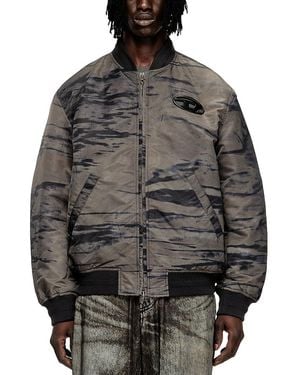 DIESEL J-Kepes-Dlbz Bomber Jacket - Gray