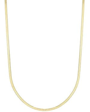 SET & STONES Farrah Herringbone Necklace - White