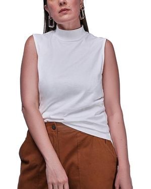 WILDFANG The Everyday Mock Neck Tank Top - White