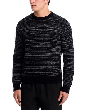 Vince Marled Stripe Crewneck Sweater - Blue